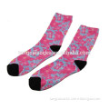 WSP-341Polyester 360 Degree Sublimation Socks Custom Printed Hot Sale Women Socks